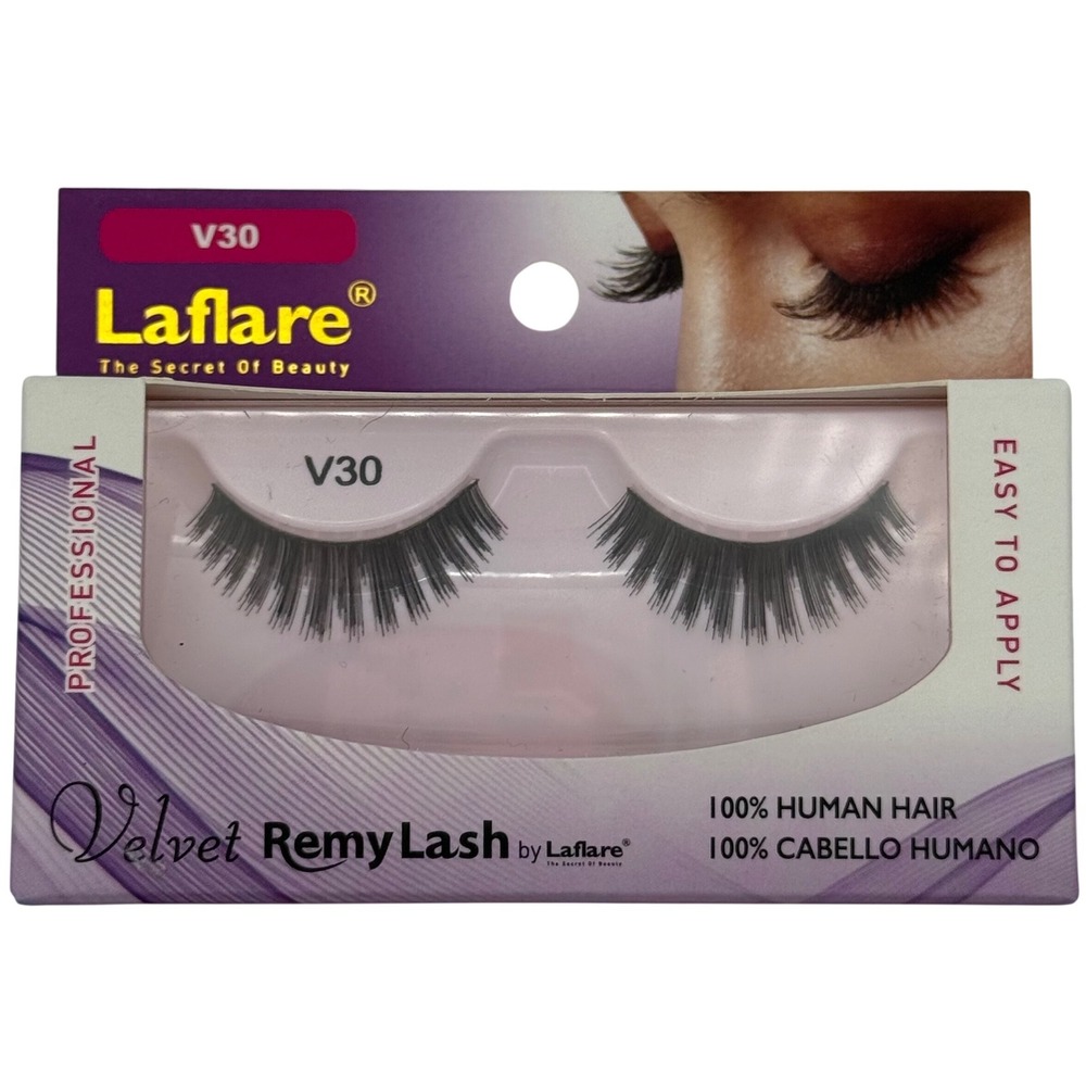 Velvet Remy Lash by Laflare 100‎ Human Hair False Eyelashes Reusable